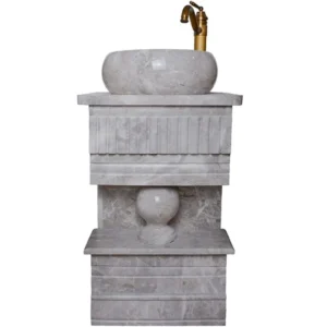 روشویی سنگی توپی
