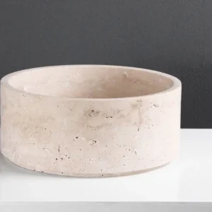 کاسه روشویی سنگی استوانه ای