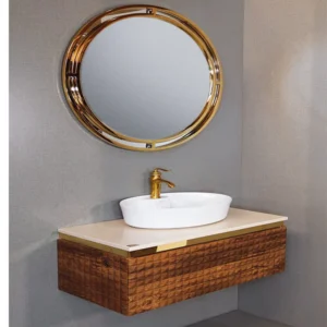 روشویی کابینتی سنگ طبیعی طرح ستاره (کد 08)