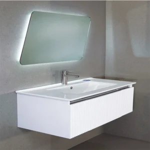 روشویی کابینتی فلت آینه لمسی مورب کد 05
