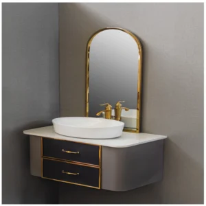 روشویی کابینتی مدرن لبه کرو سنگ مصنوعی (کد 25)