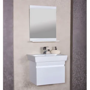 روشویی کابینتی آتیلا رنگ سفید کد 64