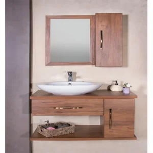 روشویی کابینتی صفحه دوبل آنتیک طلایی کد 69