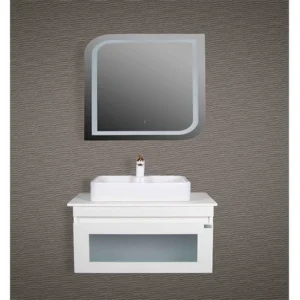 روشویی کابینتی PVC همراه کاسه روکار کد 83