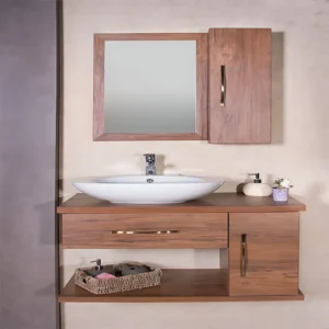 روشویی کابینتی صفحه دوبل آنتیک طلایی کد 69